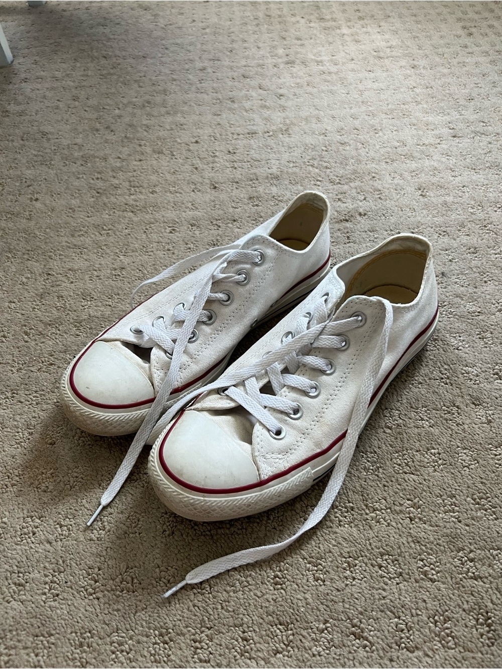 Lightly Used White Converse